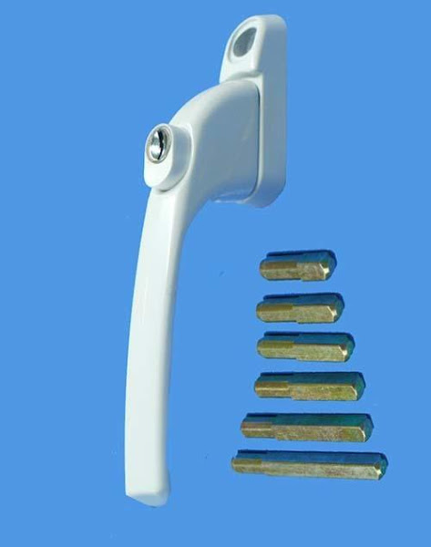 White Espag Window Handle