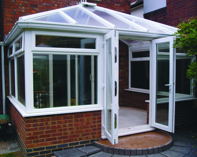 The finished Conservatory matching the CAD drawing